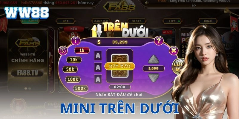 Mini trên dưới – Mở bát nhanh, thắng đậm liền tay Cách chơi mini trên dưới từ A đến Z