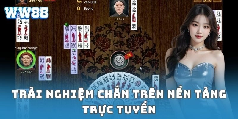 Chắn WW88 – Bí quyết chơi hay và nhận thưởng đỉnh cao Trải nghiệm chắn trên nền tảng trực tuyến